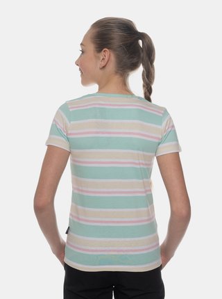 Svetlozelené dievčenské pruhované tričko SAM 73