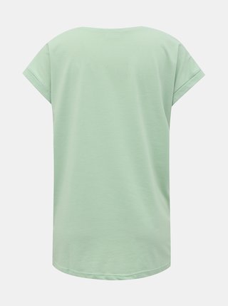 Svetlozelené basic tričko VILA Deramers