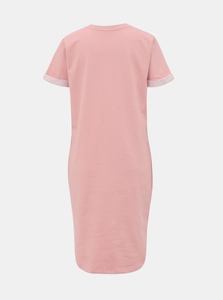 Rúžové mikinové basic šaty Jacqueline de Yong Ivy
