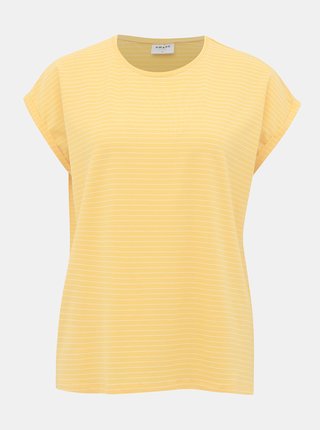 Žlté pruhované tričko VERO MODA Ava
