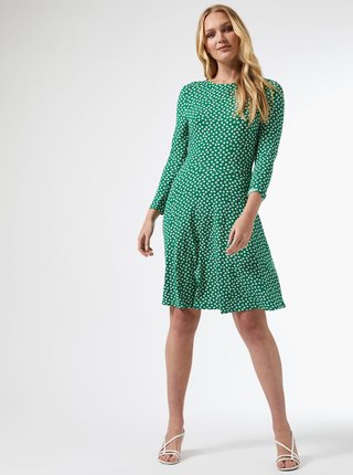 Zelené kvetované šaty Dorothy Perkins Tall