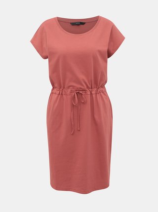 Ružové basic šaty Vero Moda April