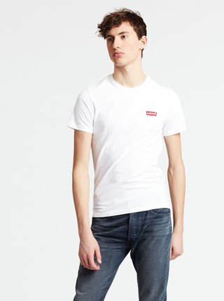 Sada dvou pánských basic triček v bílé a šedé barvě Levi's®