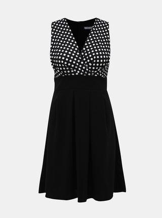 Čierne bodkované šaty Haily´s Ilona