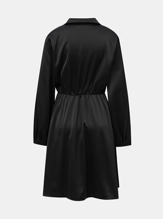 Čierne saténové šaty Haily´s Silvy