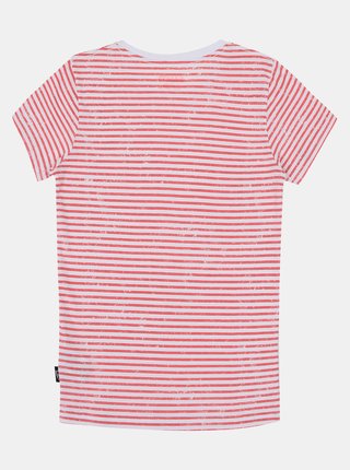 Růžovo-bílé holčičí pruhované tričko SAM 73
