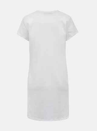 Biele dámske dlhé basic tričko Alcott