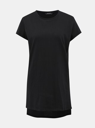 Čierne dámske dlhé basic tričko Alcott