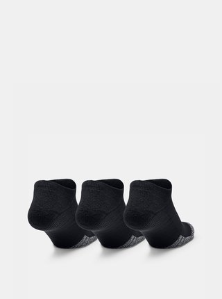 Sada tří párů černých ponožek Heatgear Under Armour