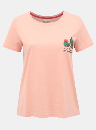 Ružové tričko ONLY CARMAKOMA Chase