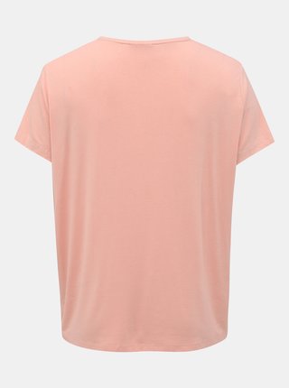 Ružové basic tričko ONLY CARMAKOMA Carmakoma