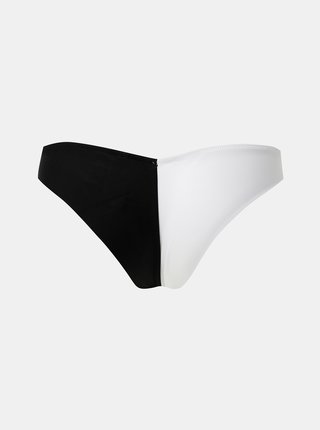 Bílo-černý spodní díl plavek Calvin Klein Underwear
