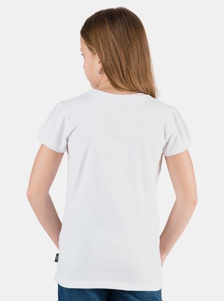 Biele dievčenské tričko s potlačou SAM 73 Aldiaro