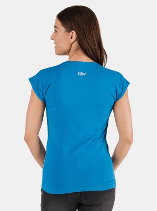 Modré dámske pruhované tričko SAM 73 Jonna