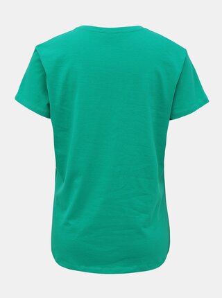 Zelené tričko s potlačou Jacqueline de Yong Lollipop