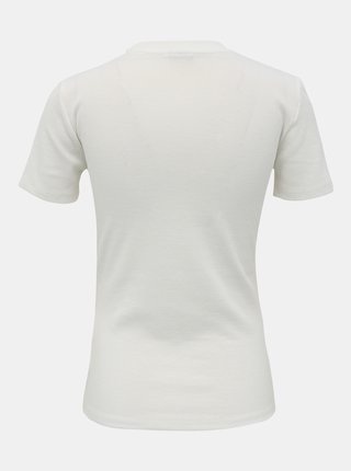 Biele basic tričko Jacqueline de Yong Kissa