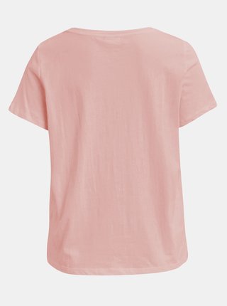 Ružové tričko VILA Drano