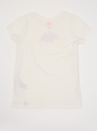 Biele dievčenská tričko s potlačou Hannah Pontela