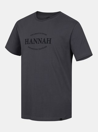 Šedé pánské tričko s potiskem Hannah Waldorf