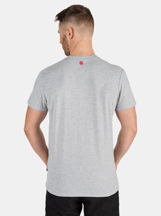 Světle šedé pánské tričko s potiskem SAM 73
