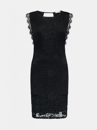 Čierne krajkované púzdrové šaty Haily´s Liv