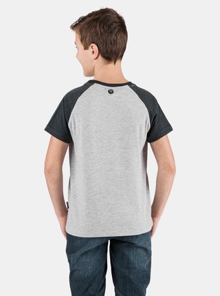Šedé chlapčenské tričko s potlačou SAM 73