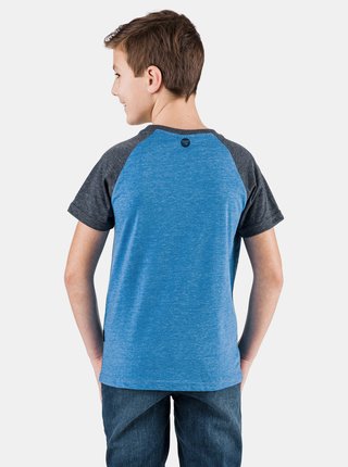 Modré chlapčenské tričko s potlačou SAM 73