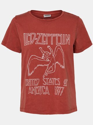 Tehlové tričko s potlačou Noisy May Led Zeppelin