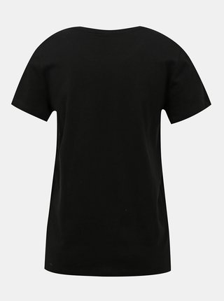 Čierne tričko s potlačou ONLY