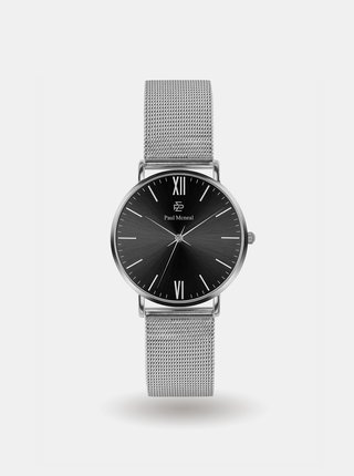 Pánské hodinky s nerezovým páskem ve stříbrné barvě Paul McNeal