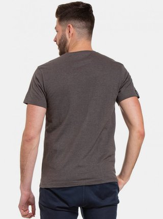 Tmavě šedé pánské tričko s potiskem Meatfly