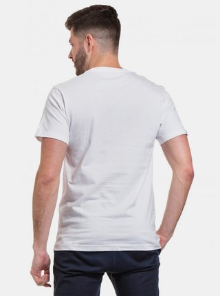 Biele pánske tričko s potlačou Meatfly Logo