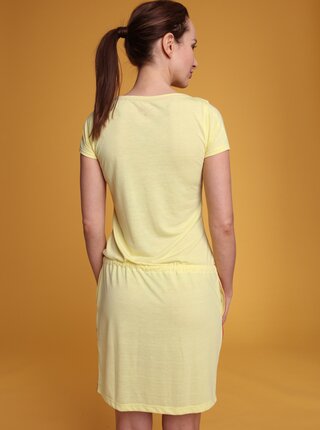 Žlté dámske vzorované šaty LOAP Alysa