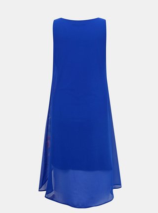 Modré kvetované šaty Desigual