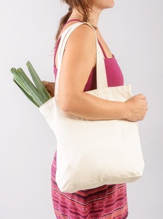 Krémová nákupní taška Casa Organica