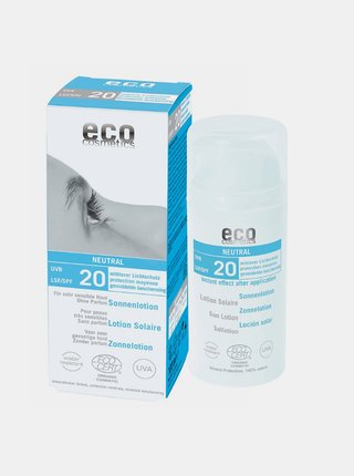 Opalovací krém Neutral bez parfemace SPF 20 BIO 100 ml Eco Cosmetics