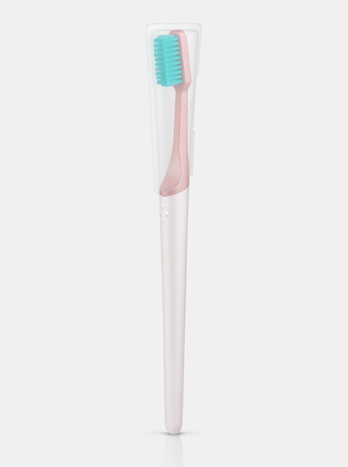 Zubní kartáček (medium) - korálově růžová TIO