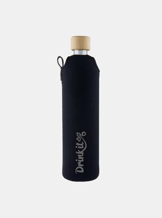 Sklenená fľaša v neoprénovom obale Drinkit Asketa 500 ml