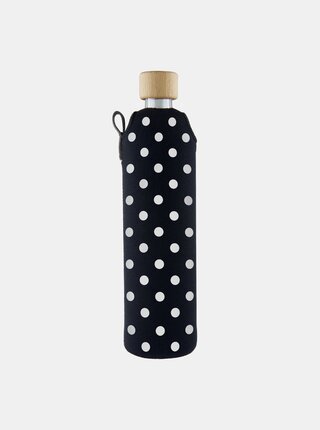 Sklenená fľaša v neoprénovom obale Drinkit Puntík 500 ml