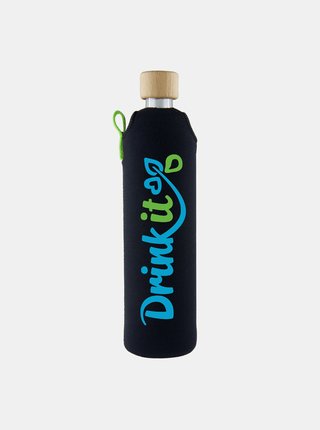 Sklenená fľaša v neoprénovom obale Drinkit Sportit 500 ml