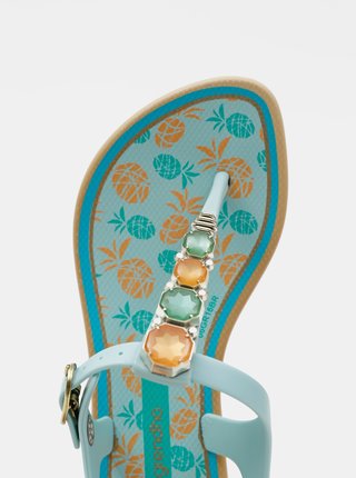 Modré dievčenské sandále Grendha