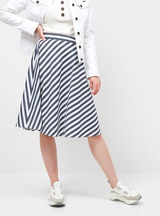 Bielo-modrá pruhovaná sukňa ZOOT Simona