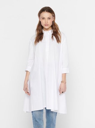 Biele košeľové šaty Jacqueline de Yong