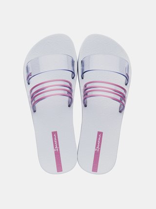 Bílo-růžové dámské pantofle Ipanema