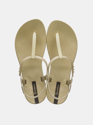 Metalické sandály ve zlaté barvě Ipanema Class Exclusive