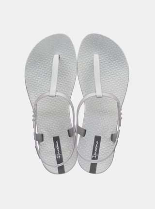 Metalické sandálky v striebornej farbe Ipanema Class Exclusive