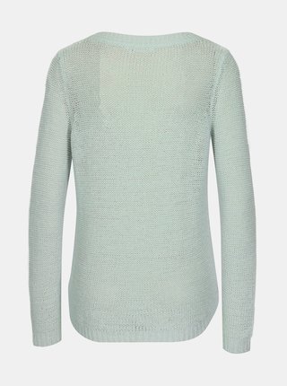 Svetlozelený priesvitný pletený sveter ONLY Geena