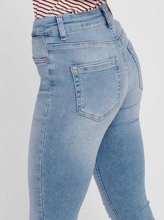 Modré skinny fit zkrácené džíny ONLY Blush