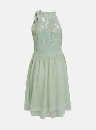 Svetlozelené krajkové šaty VILA Zinna