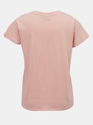 Ružové tričko s potlačou Jacqueline de Yong Fidela